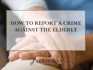 how to report a crime against the elderly