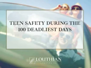 teen safety during the 100 deadliest days